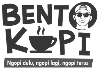 Logo Bento Kopi, pengguna setia aplikasi kasir Nutapos