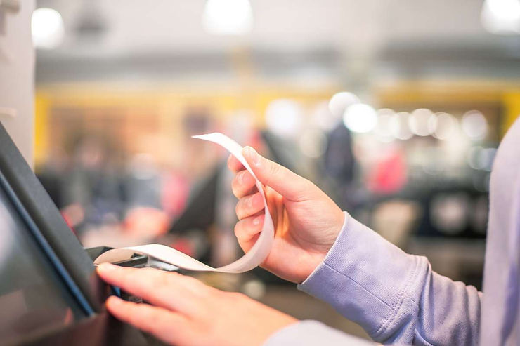 Fungsi printer thermal untuk cetak struk belanja pelanggan.