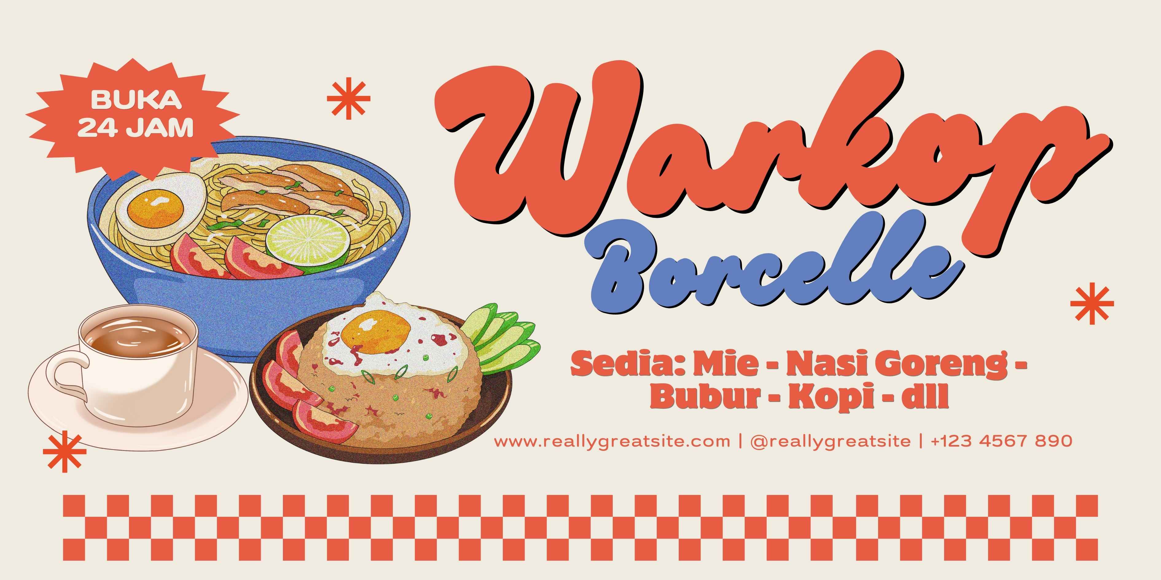 Spanduk adalah cara untuk menampilkan informasi bisnis.