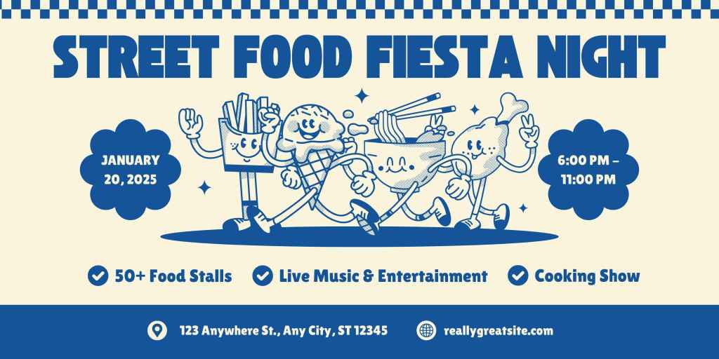 Spanduk adalah media untuk menginformasikan acara spesial.