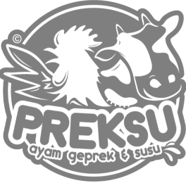 Logo Preksu, tempat makan ayam geprek populer pengguna Nutapos