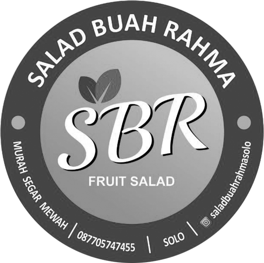Logo Salad Buah Rahma, Toko salad pengguna aplikasi point of sale Nutapos