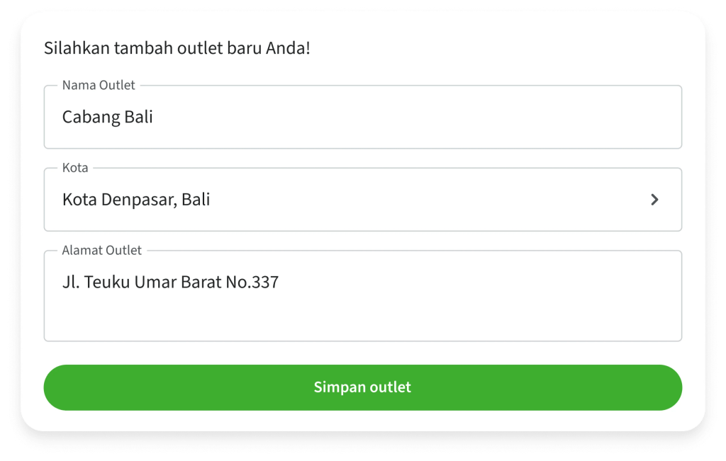 Fitur multi outlet pada aplikasi kasir nutapos