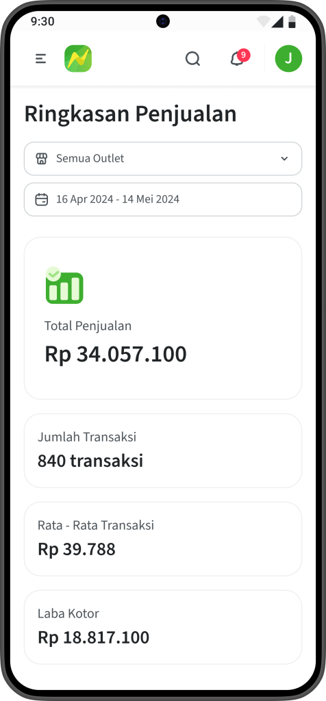 User-interface-fitur-dashboard-backoffice-nutapos-di-handphone